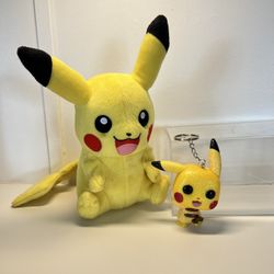 Pokemon diamond Funko  keychain  Pokemon Collection  2 pieces 