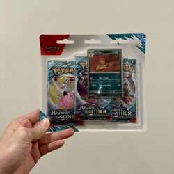 Pokemon Journey Together 3-Pack Scrafty Blister