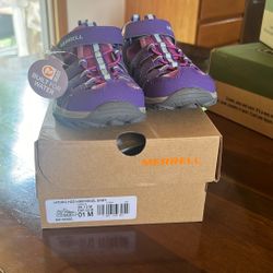 Merrell Kid's Hydro H2O Hiker Sandal Sport Size 1 New 