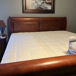 King Sleigh Bed Frame  