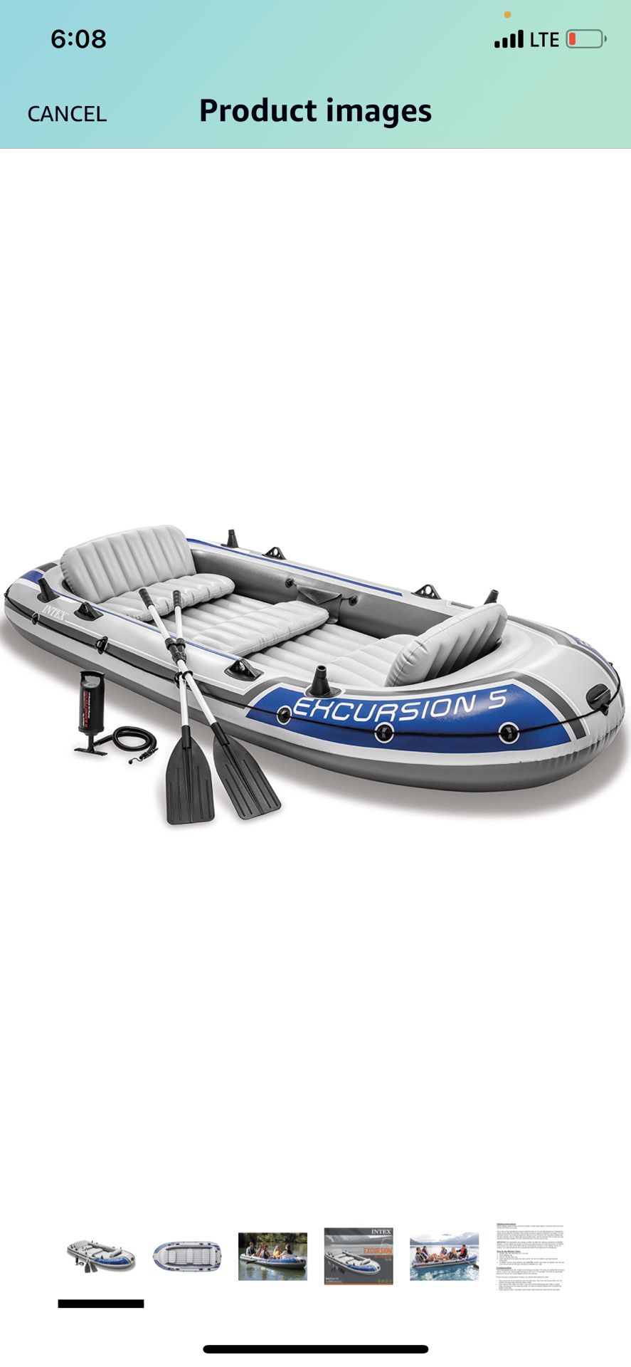 FISH BOAT WITH ELECTRIC MOTOR AND BATTERY 