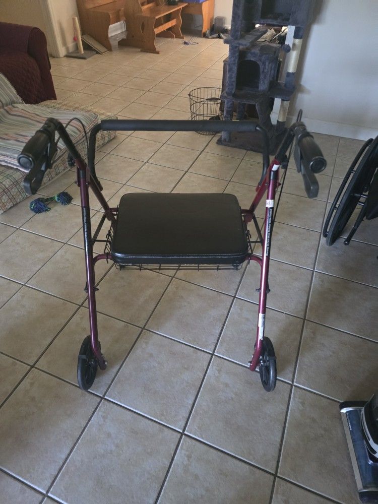Rollalator, Bariatric (wide)