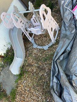 Toddler slide/swing