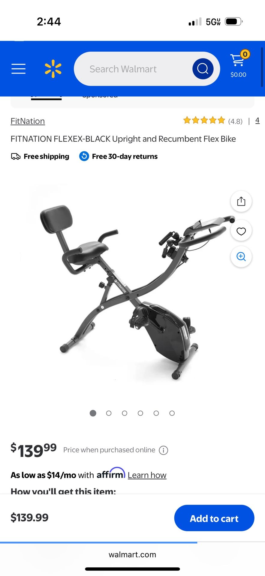 Fitnation Exercise Bike