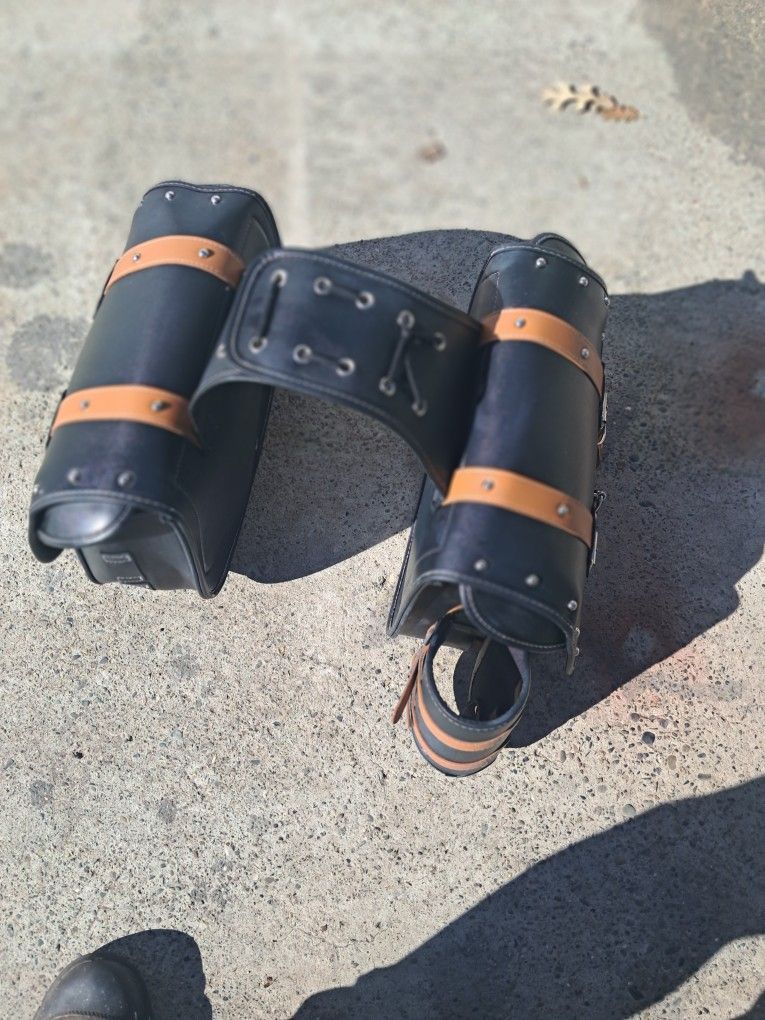 Genuine Leather Motorcycle Bags