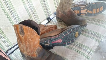 Ariat Steel Toe Sz 12EE &Wolverine Steel Toe Size 12EE