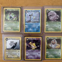 Team Rocket 1st Edition holo Lot - Dark Blastoise And Others