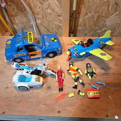Vintage Crash Dummies Toy Set from the 1990's
