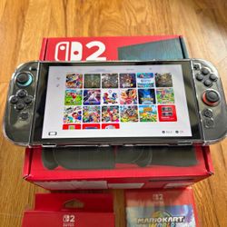 Nintendo Switch Model 2 - WITH GAMES 