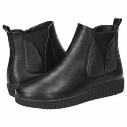 Black Leather Chelsea Ankle Boots size 5
