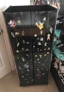 Glass clear cabinet for toys and collectibles