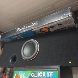 JL Audio 10” W7 In Custom Ported Box