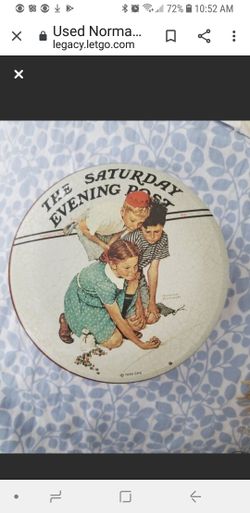 Norman Rockwell The Saturday Evening Post Tin