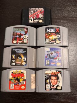 N64 video game lot