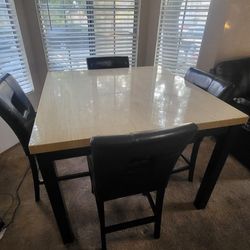 Tall Dinning Table Set **(MOVING SALE)**