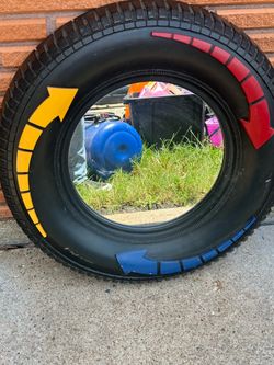 Tire Mirror Decoration
