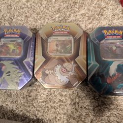 Pokemon Triple Whammy Tins