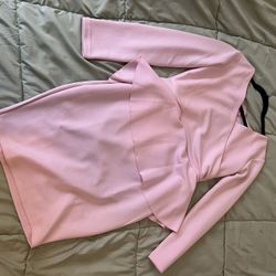 Pink Peplum Dress
