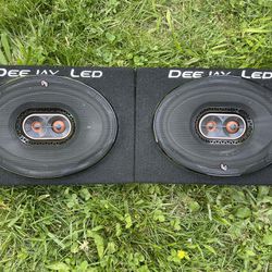Two Infinity Reference 6x9 Car Speaker Subwoofers