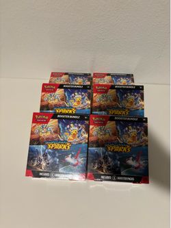 6x pokemon surging sparks bundles