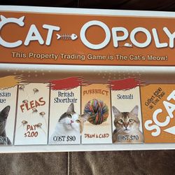 Cat-opoly Board Game 