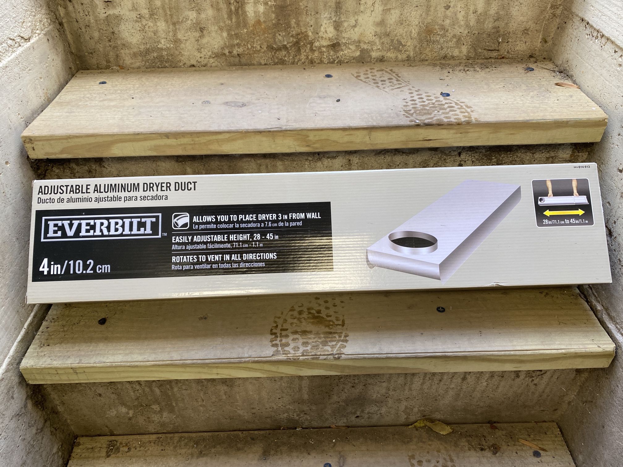 Space Saving Adjustable Dryer Vent