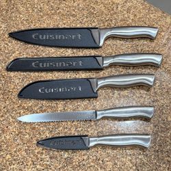 Cuisinart Elite Series German Stainless Steel 5 Knife Set MSRP $59.99 West Las Vegas See My Listings Summerlin 