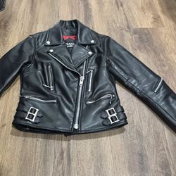 Straight To Hell Xs Leather Jacket