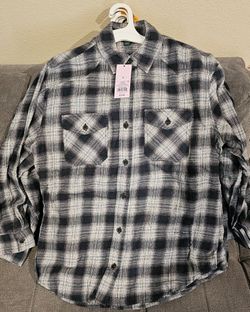 Wild fable long sleeve flannel shirts women's size s/m
