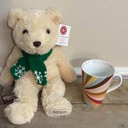 Cheesecake Factory Plush Bear and Mug $8 for Both 