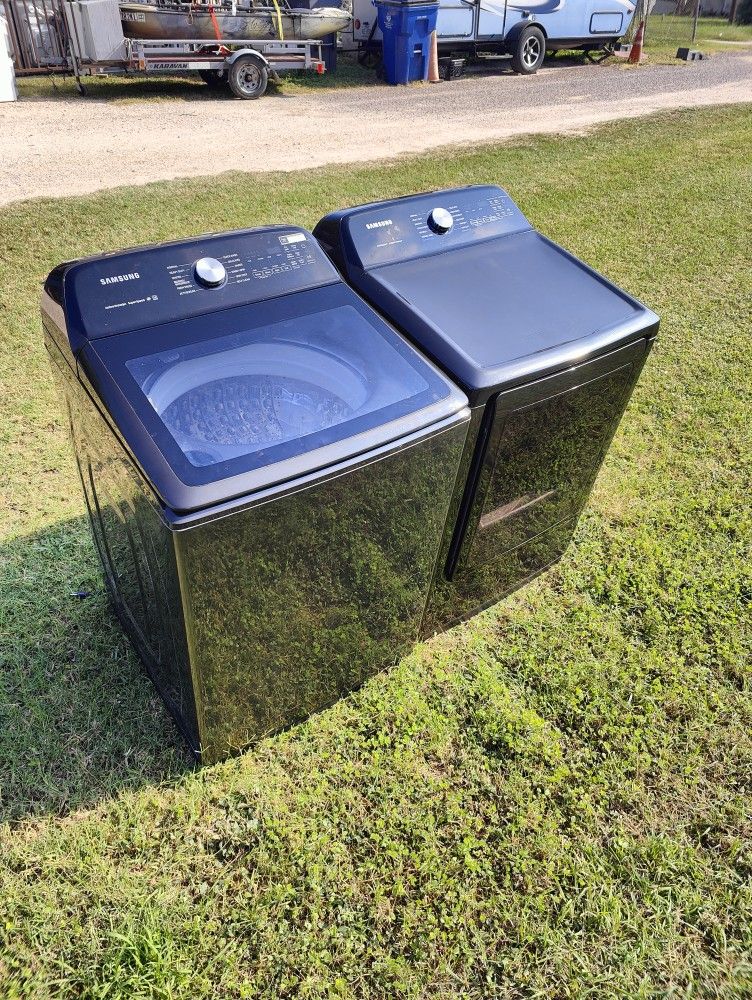 $795 SamSung Set Washer Dryer PLATINUM 