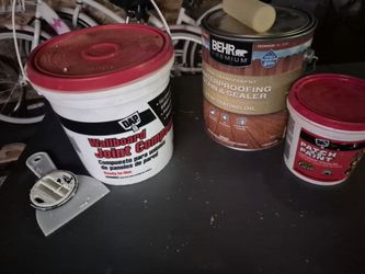 DAP Joint Compound, Behr Stain & Sealer, DAP Patch Paint Bundle