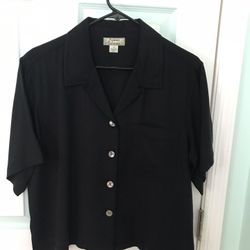 100% Womens Silk Blouse 