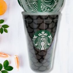Starbucks Black Ice Crystal Stainless-Steel Tumbler & Black Mermaid Cold Cup  for Sale in Orange, TX - OfferUp