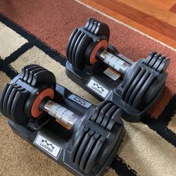 Adjustable Weight Dumbells 