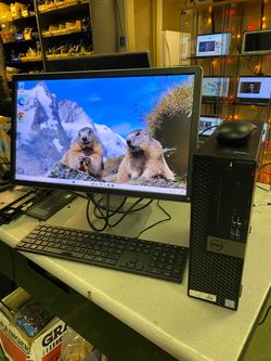 Dell Optiplex 5050 SFF desktop computer  i5-7500 @ 3.40 240GB SSD  8GB RAM  Window 11.  We’re open Monday through Friday from 10am to 5:30pm Our locat