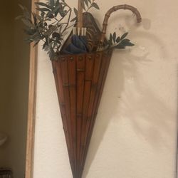 Wall Planter Or Umbrella Holder, Large Enough To Fit Plenty Of Umbrellas, Probably