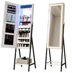 LED Mirror Jewelry Cabinet