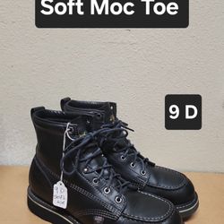 Thorogood Work Boot Size 9 D SOFT MOC TOE 