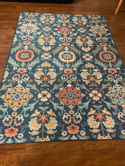 Indoor outdoor area rug new 5x8