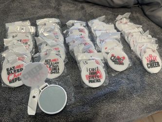 Lot of 34 CHEER makeup cosmetic mirrors mirror party favors