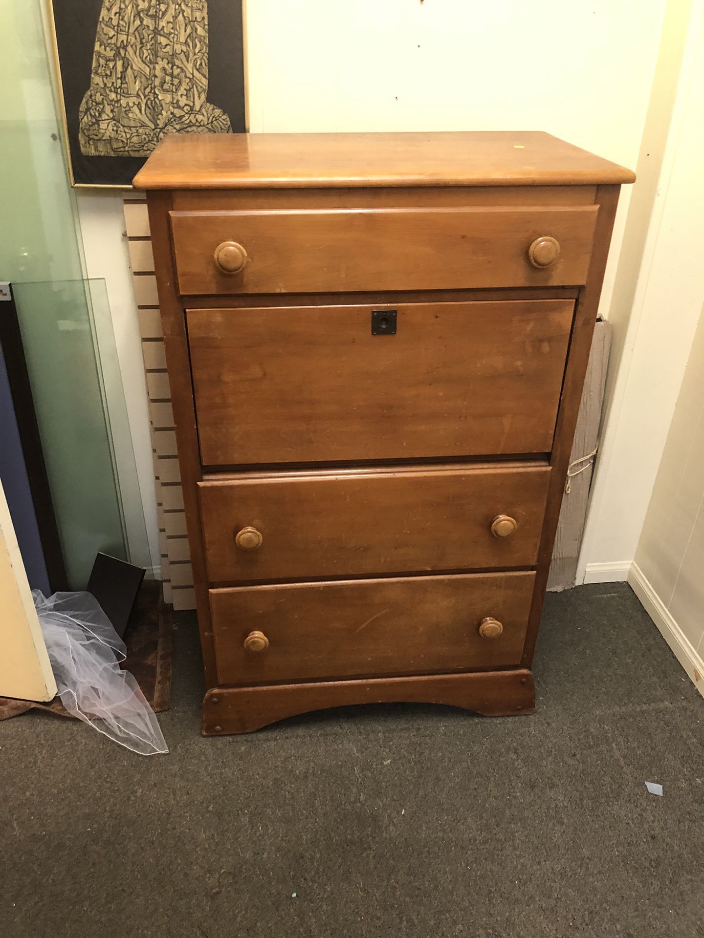 Very Old Dresser /Desk, Great For Small Apartment , Make Offer To Nonprofit For Autism Need Gone