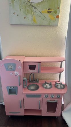 KidKraft Pink Vintage Play Kitchen Set