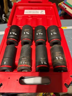 3/4” Drive Deep Impact Socket Set