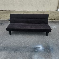  Black Futon  Sofa 