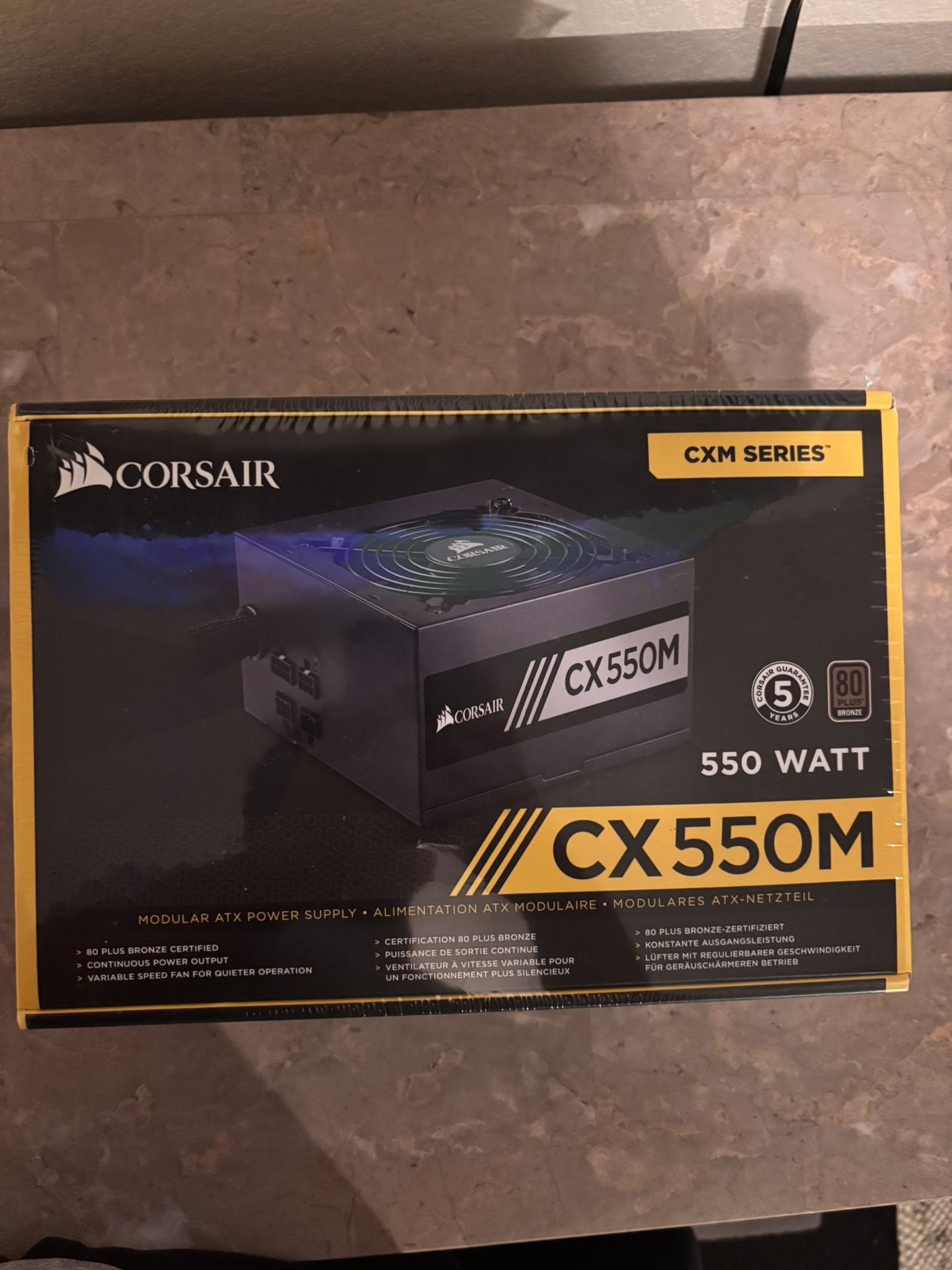 Corsair CX550M 550W 80+ Bronze Semi-Modular ATX Power Supply – CXM Series