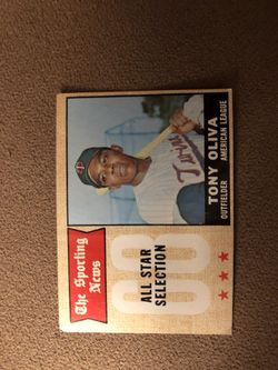 The Sporting News 1968 All Star Tony Olive #371