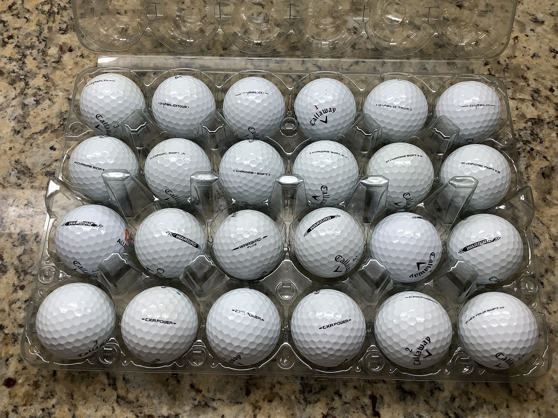 Callaway Golf Balls. 24 Pk. $20