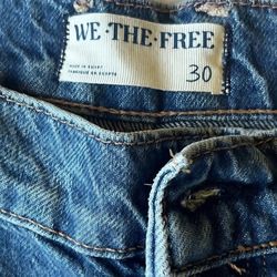 We the Free size 30 wide leg cuff