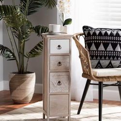 New Geometric Accent Storage Cabinet